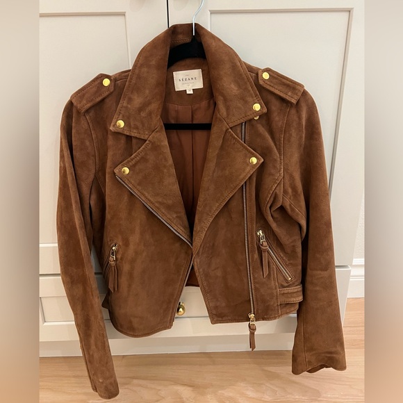 Sezane suede jacket - Picture 1 of 6
